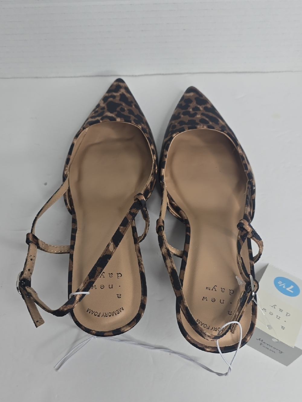Women's Annette Satin Slingback Heels A New Day Size 7.5 - Picture 7 of 10